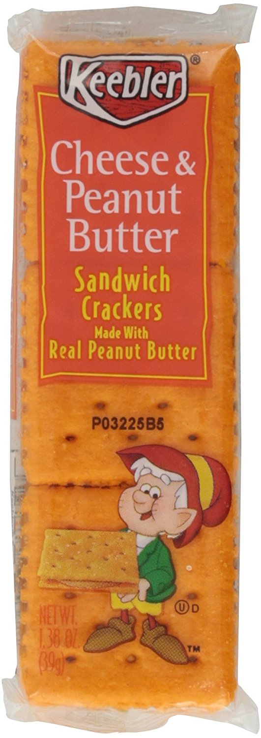 Cheese and Peanut Butter Crackers to feed the homeless